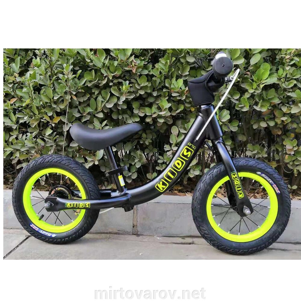 Беговел велобіг від толокар дитячий PROFI KIDS дитячий колеса 12 дюймів W1202-3 чорний ** від компанії Мір товарів - фото 1
