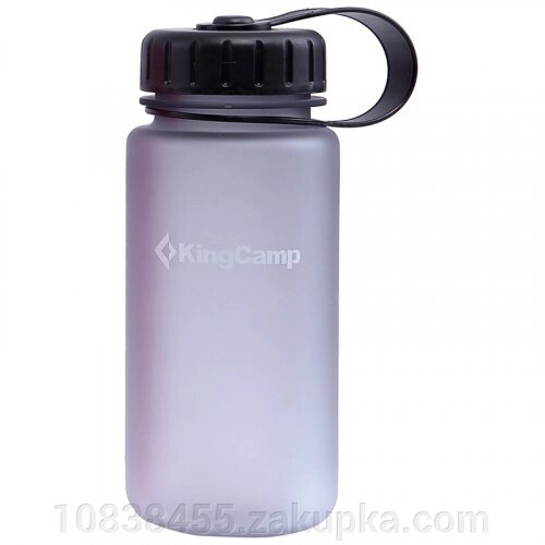 Бутилка для води KingCamp Tritan Bottle 400ML (KA1111) (MEDIUM GREY) від компанії Мір товарів - фото 1