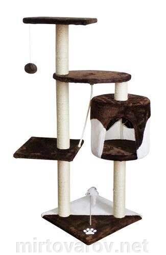 Дерево для кота 110 см кігтеточка ігровий комплекс для кішки дряпка від компанії Мір товарів - фото 1