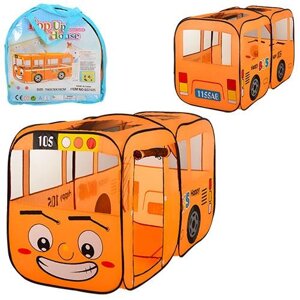 Дитячий ігровий намет Bambi M 1183 "Автобус" в сумці / помаранчева