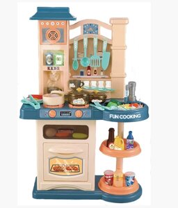 Дитячий ігровий набір інтерактивна кухня велика Bozhi Toys 838A світло звук вода холодний пар посудки