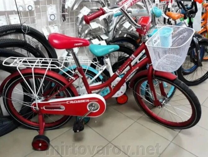 Дитячий двоколісний велосипед Crosser Eternal 16 дюймів червоний** від компанії Мір товарів - фото 1