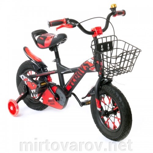 Дитячий двоколісний велосипед колеса 12 дюймів TZ-007 від компанії Мір товарів - фото 1