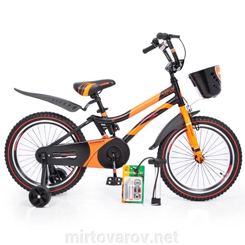 Дитячий двоколісний велосипед колеса 18 дюймів "HAMMER-18" S500 від компанії Мір товарів - фото 1