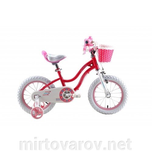 Дитячий двоколісний велосипед Royal Baby Stargirl RB16G-1R колеса 16 дюймів рама сталь червоний від компанії Мір товарів - фото 1