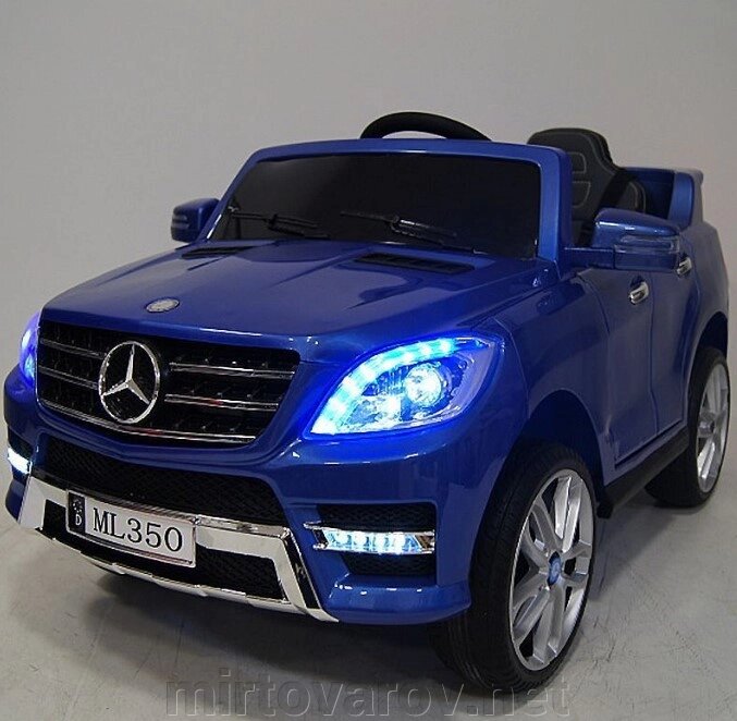 Дитячий електромобіль Джип Mercedes Benz M 3568EBLRS-4 синій автопокраска** від компанії Мір товарів - фото 1