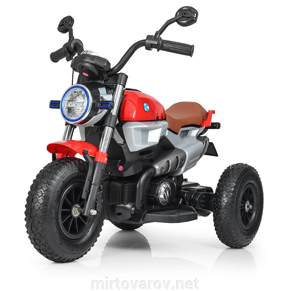Дитячий електромобіль мотоцикл трицикл Bambi Racer M 3687AL-3 червоний ** від компанії Мір товарів - фото 1