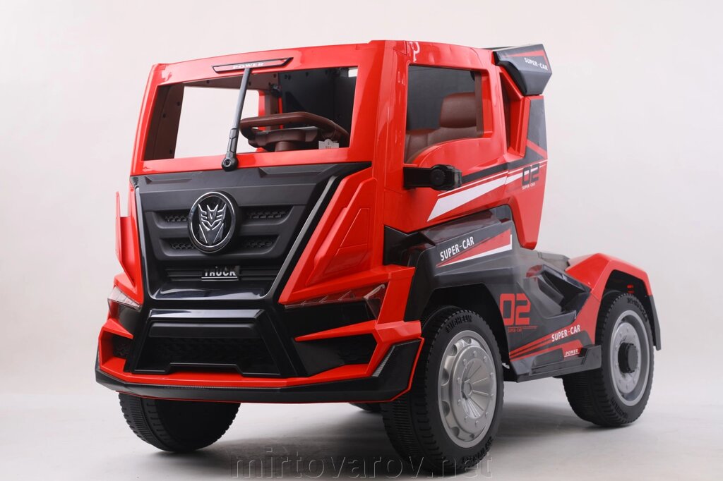 Дитячий електромобіль вантажівка T-7315 колеса EVA RED червоний від компанії Мір товарів - фото 1