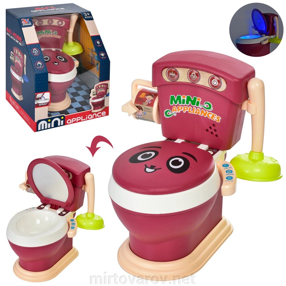 Дитячий ігровий набір УНІТАЗ 6734A Музичний Туалет зі світловими ефектами** від компанії Мір товарів - фото 1