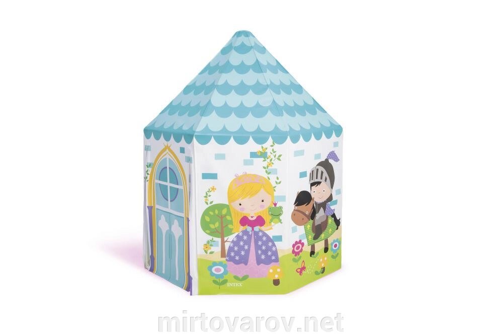 Дитячий ігровий намет INTEX 44635 Будиночок дитячий для дівчинки "Принцеса і Лицар"** від компанії Мір товарів - фото 1