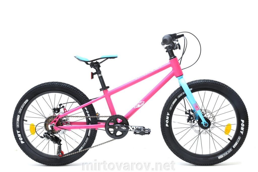 Дитячий велосипед Crosser Super Light 20" рожево-блакитний від компанії Мір товарів - фото 1