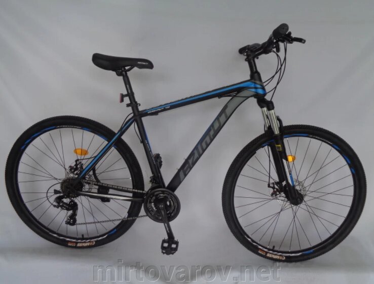 Дорослий спортивний гірський велосипед AZIMUT 40D колеса 26 дюймів FRD / дискові гальма / чорно-синій від компанії Мір товарів - фото 1