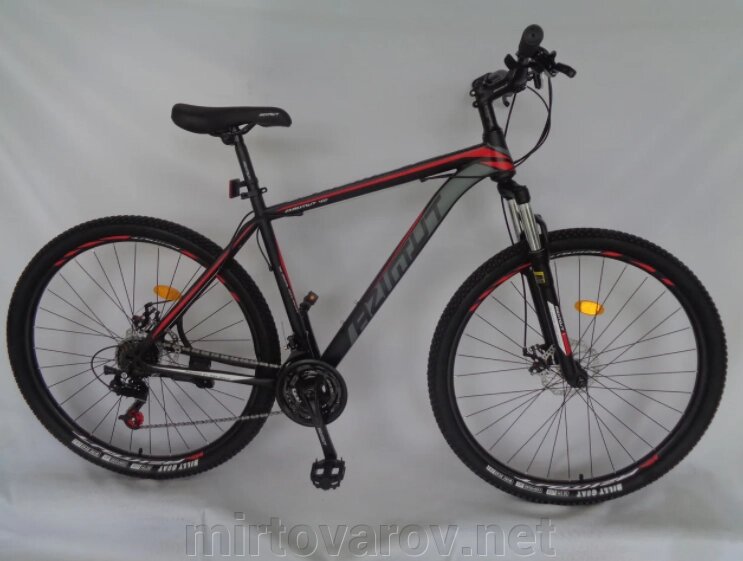 Дорослий спортивний гірський велосипед AZIMUT 40D колеса 29 дюймів GFRD / SHIMANO / рама 19" / чорно-червоний від компанії Мір товарів - фото 1