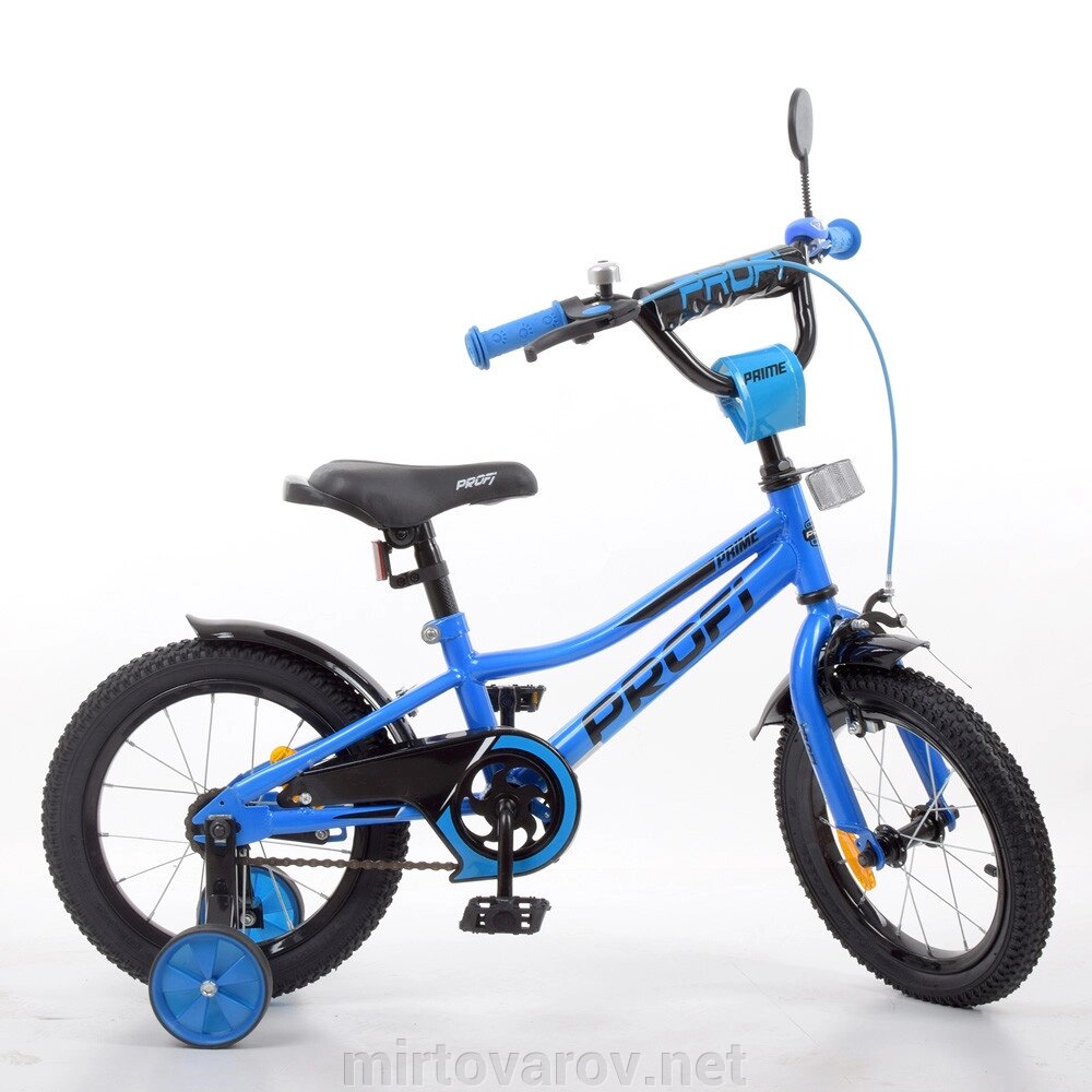 Двоколісний дитячий велосипед 14 дюймів PROFI Y14223-1 Prime синій (зібраний на 75%) від компанії Мір товарів - фото 1