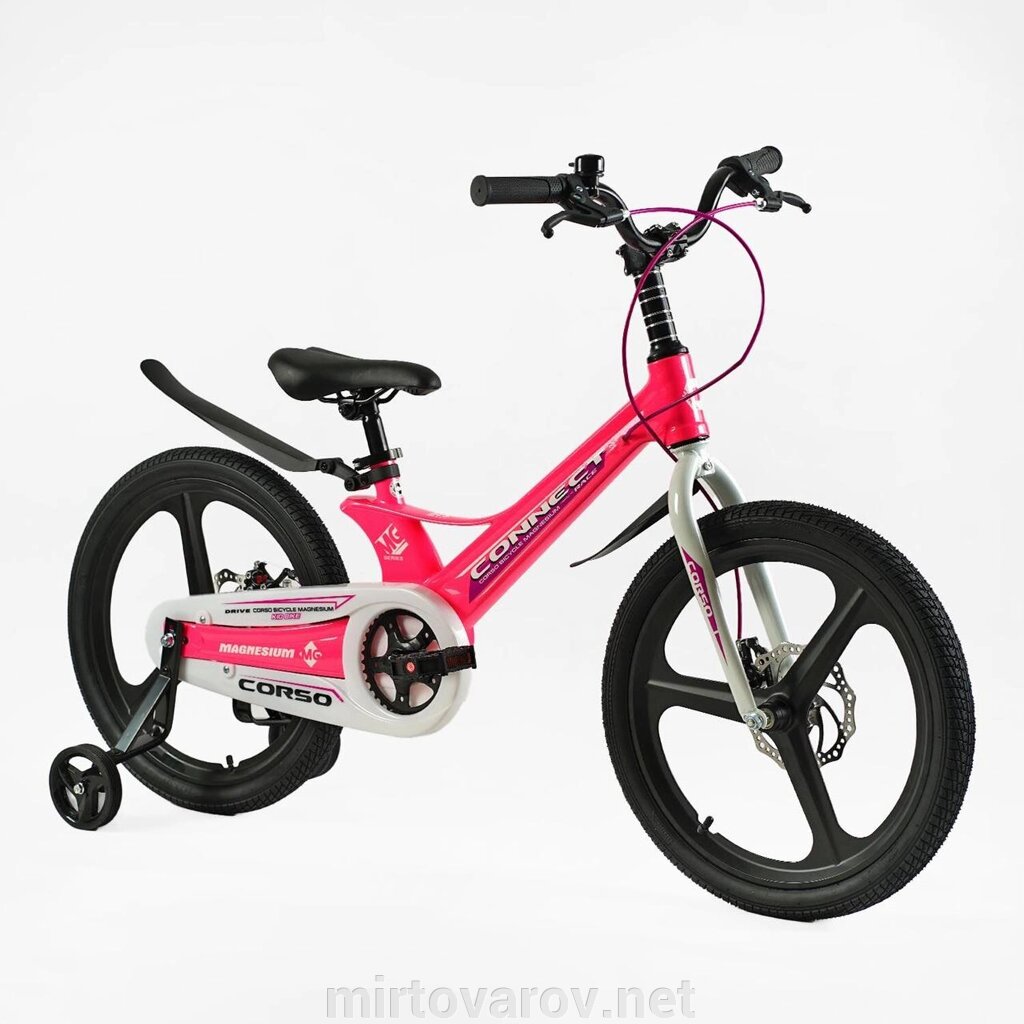 Двоколісний дитячий велосипед 20 дюймів Corso «CONNECT» MG-20557 магнієва рама, литі диски, дискові гальма від компанії Мір товарів - фото 1