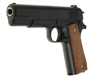 G13 Страйкбольний пістолет Galaxy Colt M1911 Classic метал пластик з кульками чорний