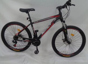 Гірський велосипед AZIMUT AQUA колеса 29 дюймів GFRD / SHIMANO / рама 17"чорно-червоний