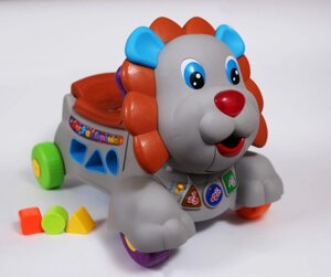 Ходунки-каталка 2 в 1 «Веселий Левеня»аналог Fisher Price) A2035