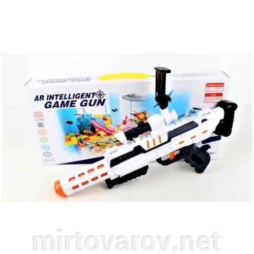 Іграшковий ВІРТУАЛЬНИЙ автомат AR Game Gun LSJ005E Пістолет із кріпленням для смартфона. Дитяча зброя від компанії Мір товарів - фото 1