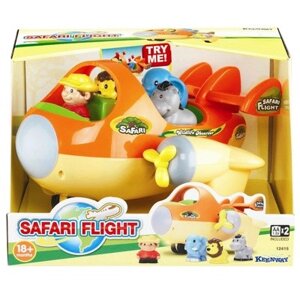 Ігровий набір KeenWay Літак Сафарі K12415 Іграшка для хлопчика. Є світлові і звукові ефекти