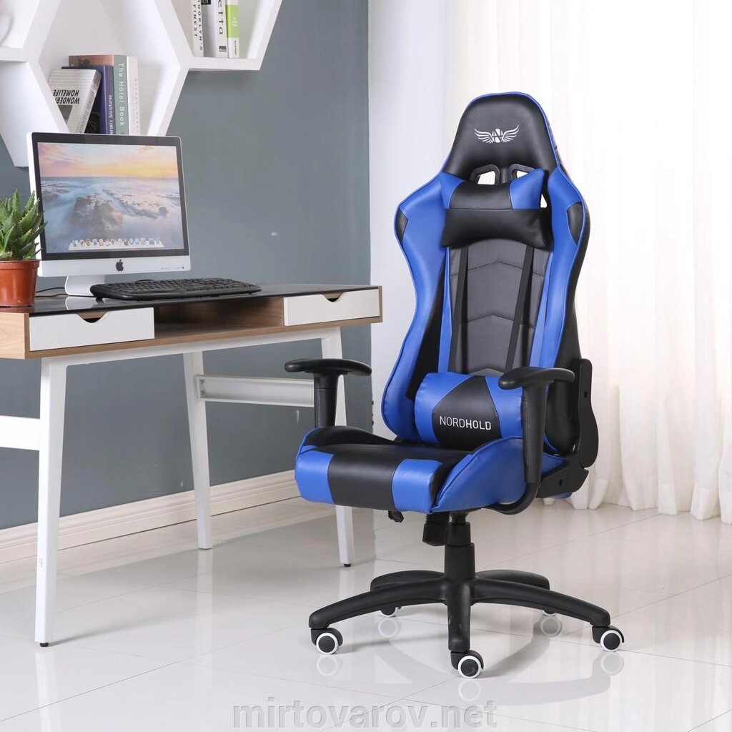 Комп'ютерне крісло для геймера NORDHOLD YMIR BLUE від компанії Мір товарів - фото 1