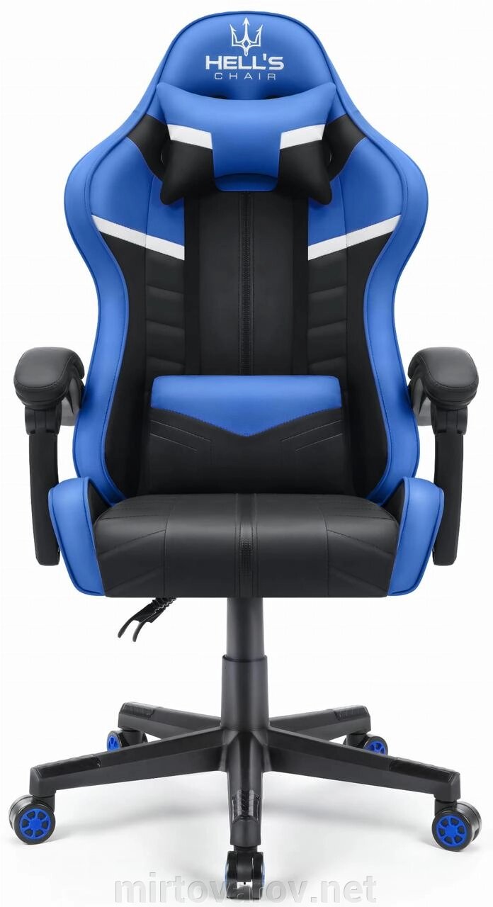 Комп'ютерне крісло Hell's Chair HC-1004 Blue від компанії Мір товарів - фото 1