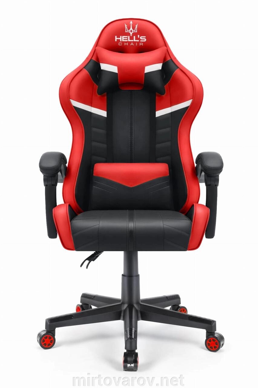 Комп'ютерне крісло Hell's Chair HC-1004 RED від компанії Мір товарів - фото 1