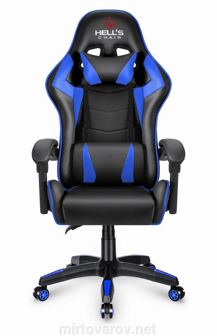Комп'ютерне крісло Hell's HC-1007 Blue від компанії Мір товарів - фото 1