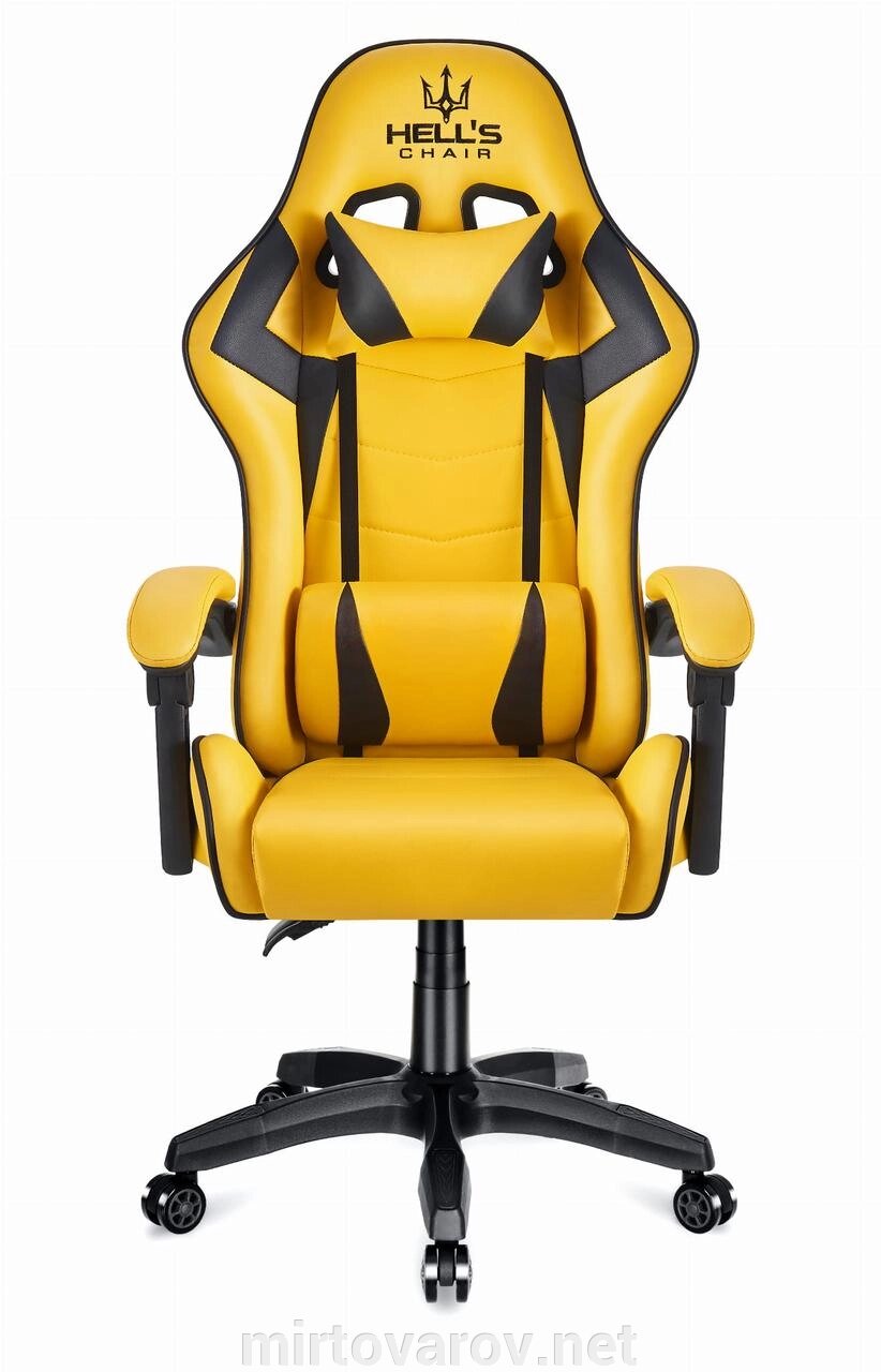 Комп'ютерне крісло Hell's HC-1007 Yellow від компанії Мір товарів - фото 1