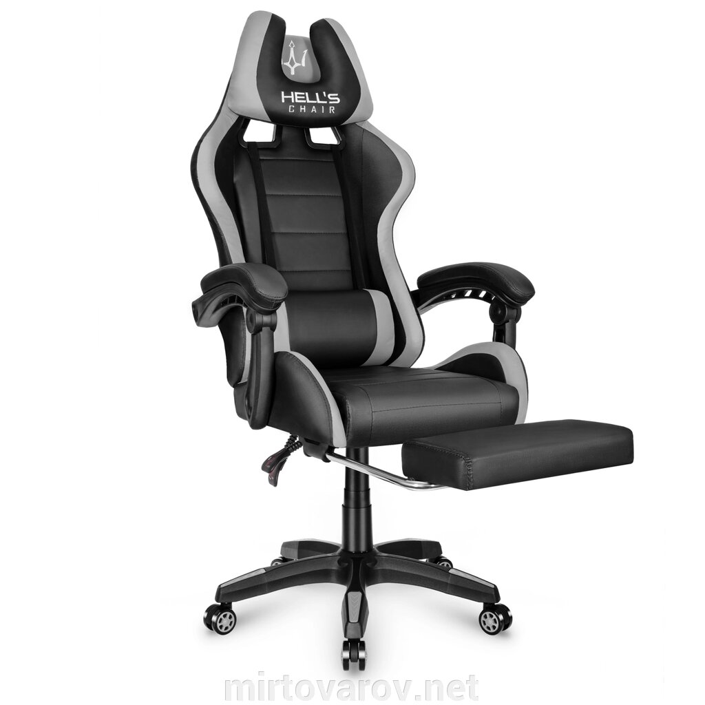 Комп'ютерне крісло Hell's HC-1039 Gray від компанії Мір товарів - фото 1