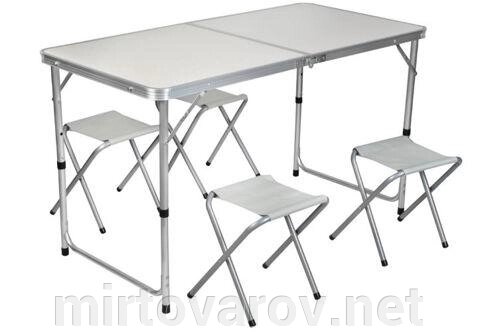 Комплект для кемпінгу стіл і 4 стільці K7893 від компанії Мір товарів - фото 1