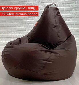 Крісло груша Jolly-S 60см дитяча коричневе