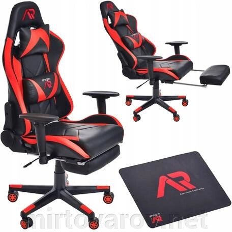 Крісло геймерське JUMI ARAGON RED від компанії Мір товарів - фото 1