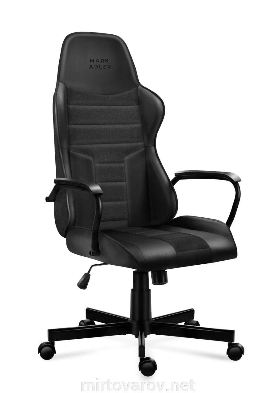 Крісло офісне Markadler Boss 4.2 Black тканина від компанії Мір товарів - фото 1