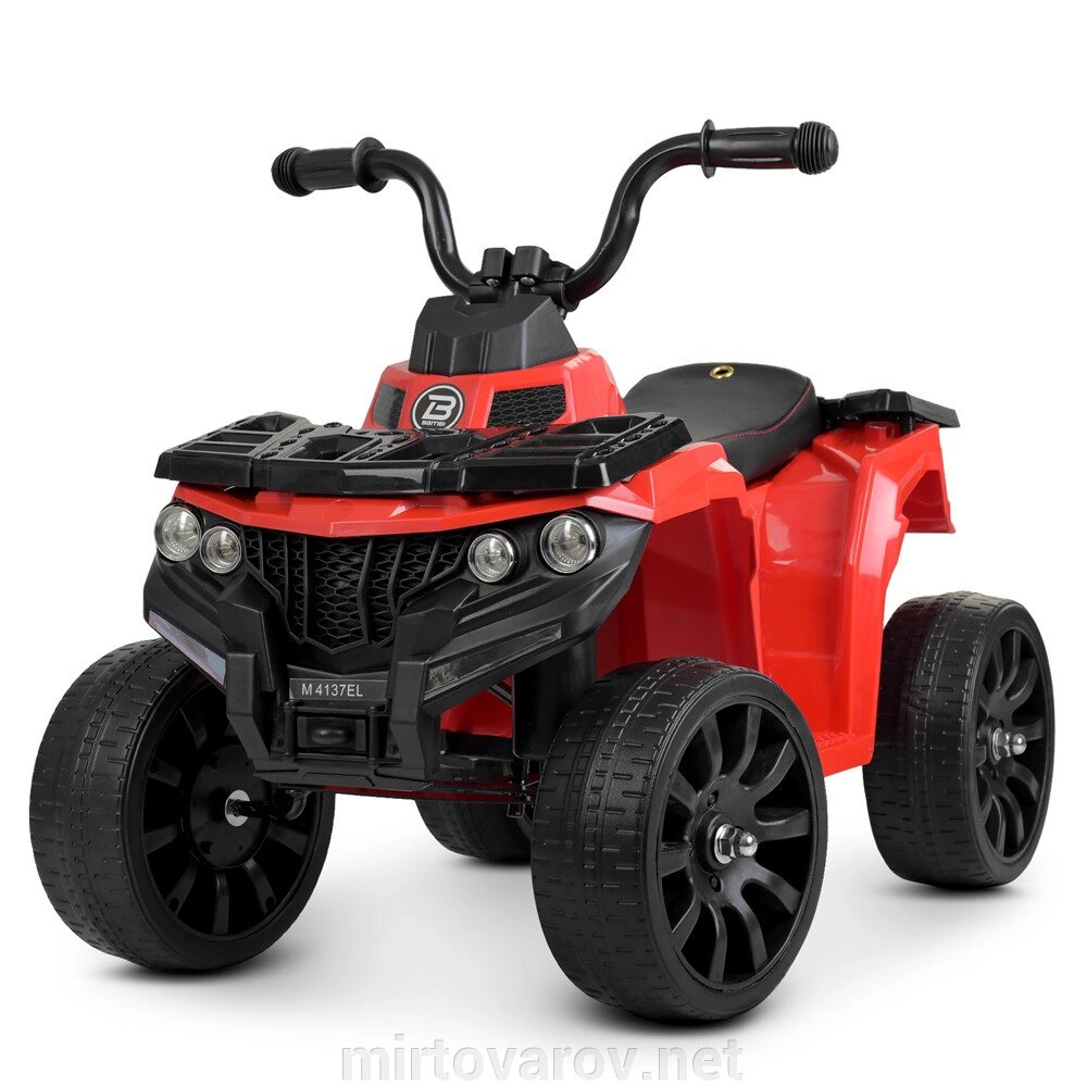 Квадроцикл дитячий електромобіль Bambi Racer M 4137EL-3 червоний від компанії Мір товарів - фото 1