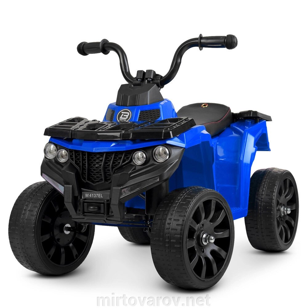 Квадроцикл дитячий електромобіль Bambi Racer M 4137EL-4 синій від компанії Мір товарів - фото 1