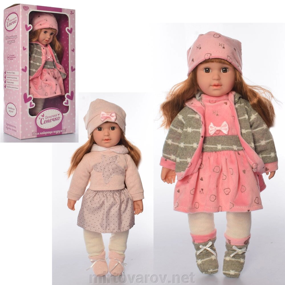 Лялька для дівчинки функціональна LIMO TOY M 4516 I UA м'яконабивна від компанії Мір товарів - фото 1