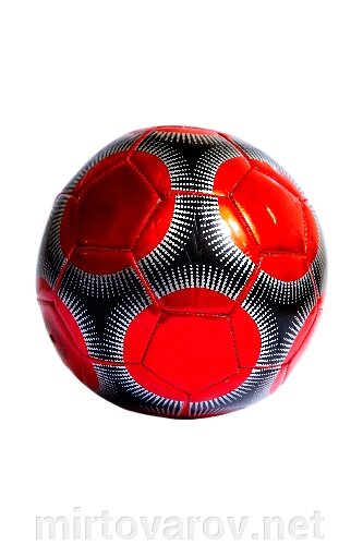 М'яч футбольний 6509 3 х шаровий від компанії Мір товарів - фото 1