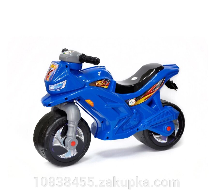 Мотоцикл-біговел 2-колісний синій Оріон 501** від компанії Мір товарів - фото 1