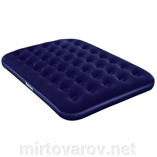 Надувний велюр матрац-ліжко BESTWAY 67002 синій** від компанії Мір товарів - фото 1