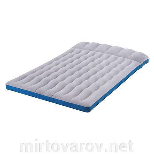 Надувний велюр матрац-ліжко INTEX 67999 сіро-блакитний** від компанії Мір товарів - фото 1