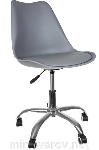 Офісне крісло поворотне - сіре 2 шт від компанії Мір товарів - фото 1