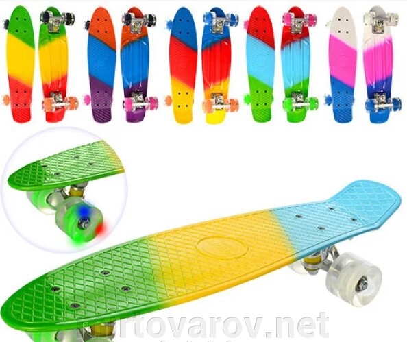 Пенні скейт борд Profi MS 0746-1 мікс кольорів від компанії Мір товарів - фото 1