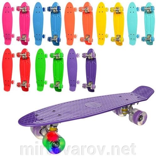Пенні скейт борд PROFI MS 0848-5 алюмінієва підвіска Підшипник мікс кольорів ** від компанії Мір товарів - фото 1