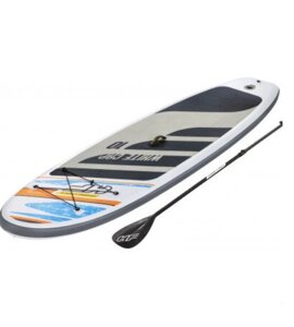 SUP-борд Надувна дошка для плавання/серфінг з веслом Bestway 65342 White Cap Set 305x84x12 см