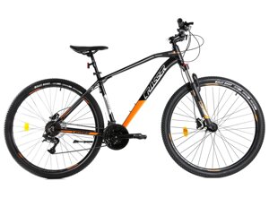 Спортивний Гірський алюмінієв. велосипед Crosser Jazz 29 дюймів LTWOO з гідравлічними гальмами/жовтогарячий