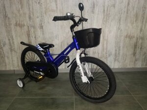 Велосипед дитячий двоколісний 1850D-HAMMER HUNTER колеса 18 дюймів синій магнієва рама