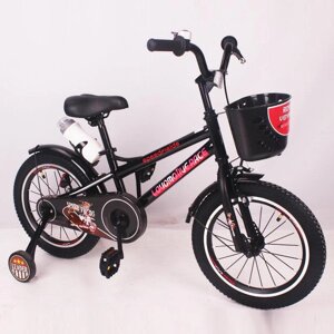 Велосипед дитячий двоколісний SPEED FIELDS-16 Black колеса 16 дюймів чорний