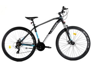 Спортивний гірський велосипед Crosser Jazz 29 дюймів LTWOO+SHIMANO з гідравлічними гальмами/блакитний