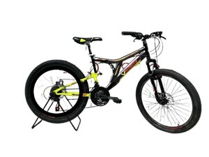 Гірський двох підвісний велосипед Azimut Blackmount 24 16 FRD 24-V089-N-4